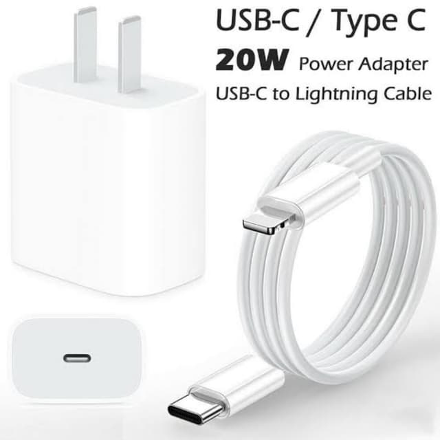 Iphone 20 watt Charger + Cable